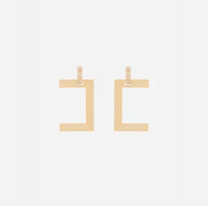 Elisabetta Franchi Bijoux^Orecchini Iconici Bag Oro