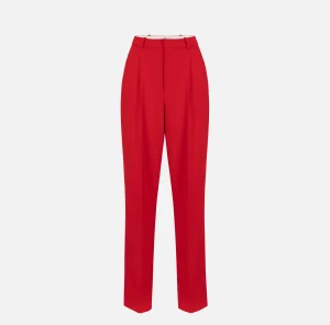 Elisabetta Franchi Pantaloni E Shorts^Pantalone in crêpe stretch con doppie pinces RedPassion