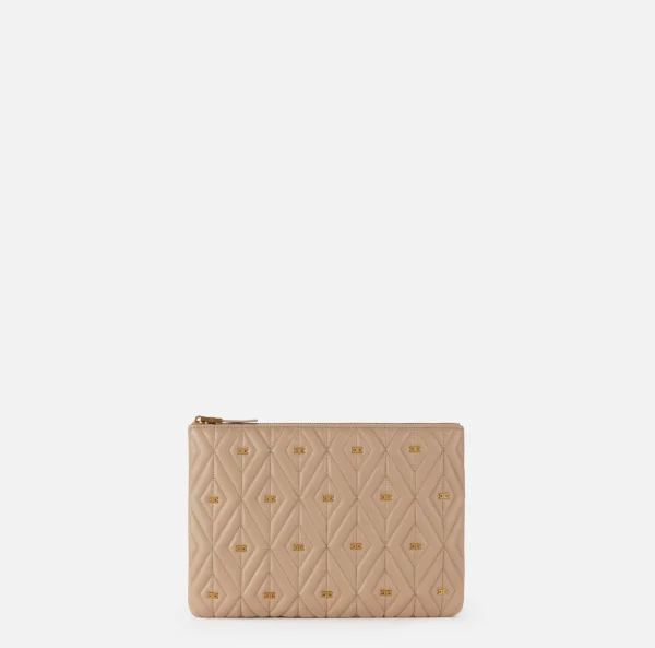 Elisabetta Franchi Clutch^Pochette Étoile Skin