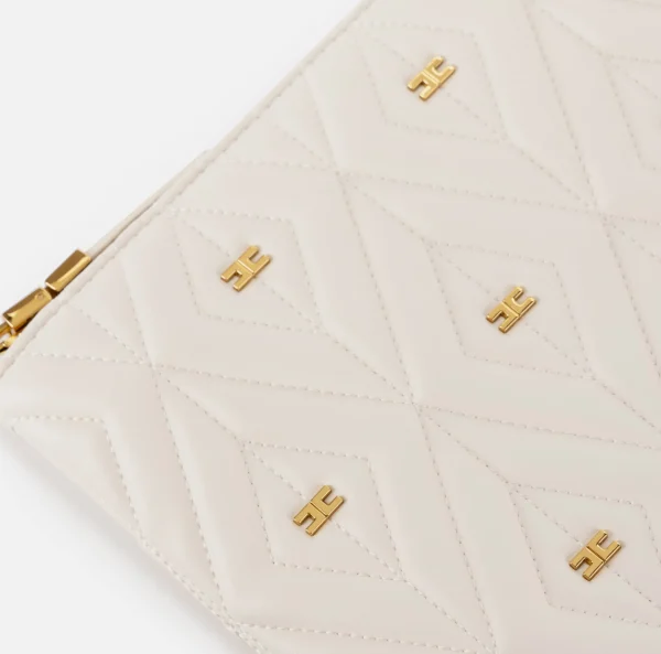 Elisabetta Franchi Clutch^Pochette Étoile Burro