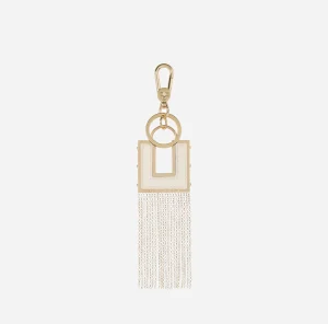 Elisabetta Franchi Portachiavi E Charms^Portachiavi con logo Burro