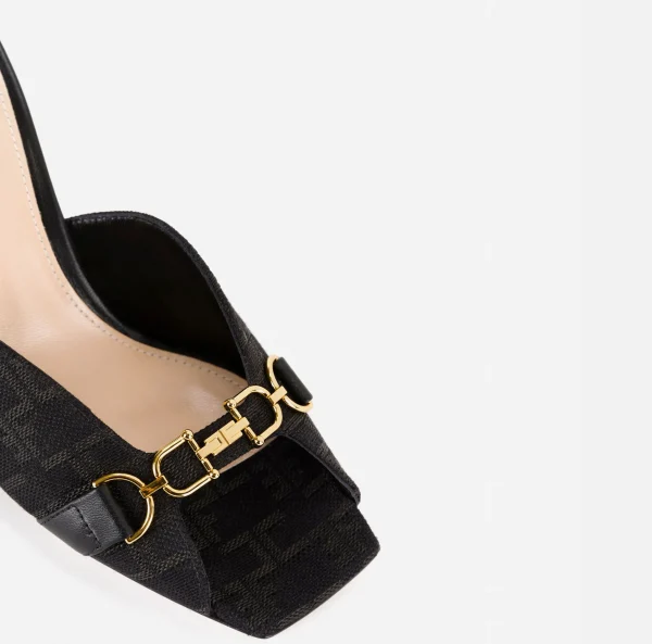 Elisabetta Franchi Sandali^Sandalo Slider Monogram Nero