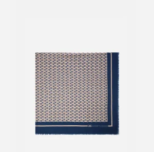 Elisabetta Franchi Sciarpe^Sciarpa Monogram Cammello/Blu