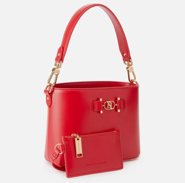 Elisabetta Franchi Borse A Mano^Secchiello morsetto logo RedPassion