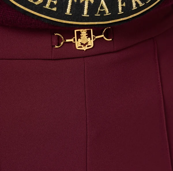Elisabetta Franchi Pantaloni E Shorts^Shorts in crêpe stretch con morsetto RougeNoir