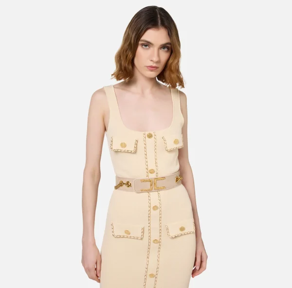 Elisabetta Franchi Cinture^Suite C6 Vaniglia