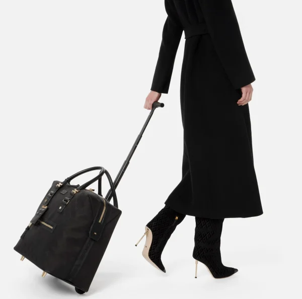 Elisabetta Franchi Valigeria^Travel Trolley Nero